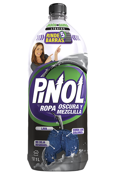 Pinol jabón para ropa negra y mezclilla