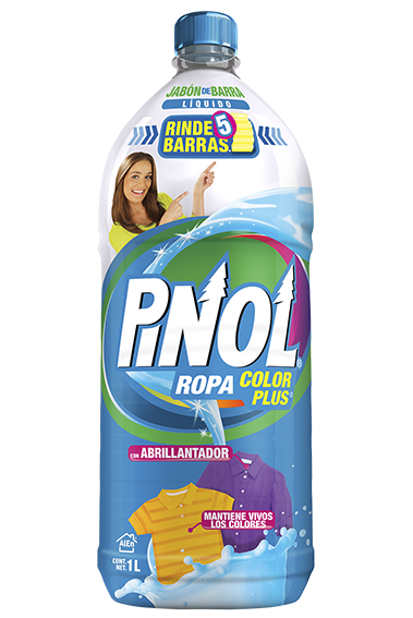 Pinol jabón líquido para ropa color plus